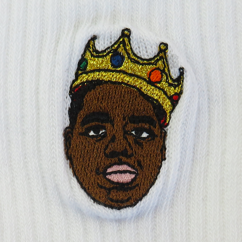 Socken Supa Dupa Goods Biggie white