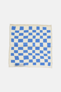 Scarf Curated Basics Checkered blue