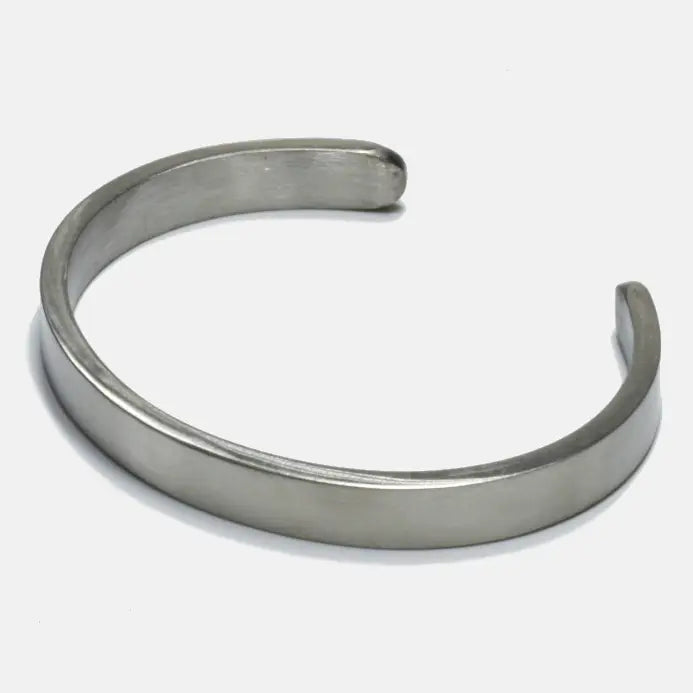 Bangle Curated Basics Thick Stainless Steel silver