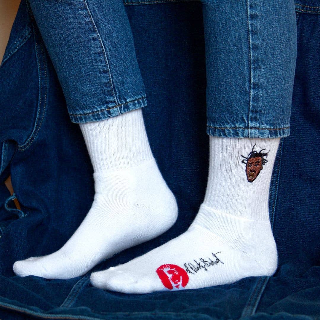 Socken Supa Dupa Goods Ol' Dirty Bastard white