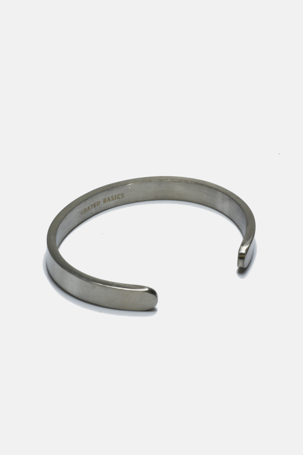 Armreif Curated Basics Steel silver