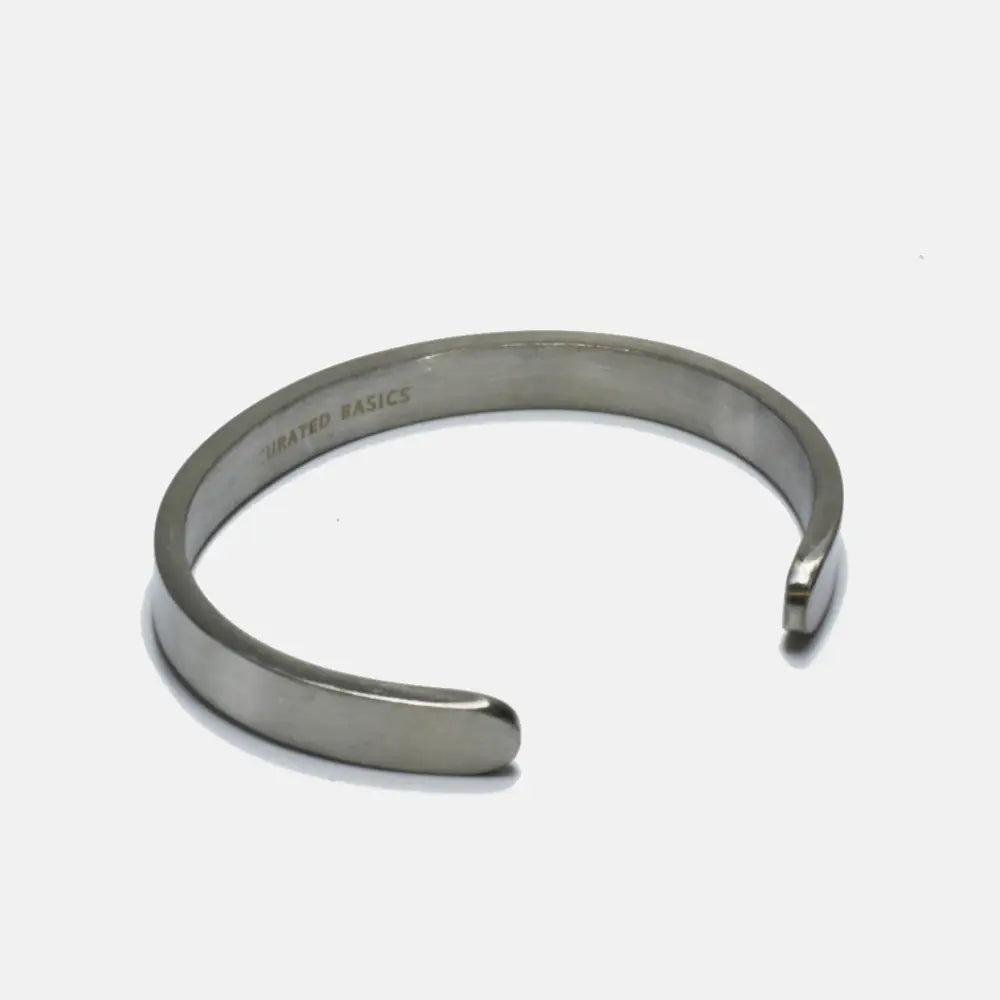 Bangle Curated Basics Thick Stainless Steel silver