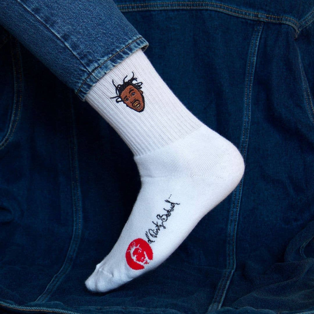 Socken Supa Dupa Goods Ol' Dirty Bastard white