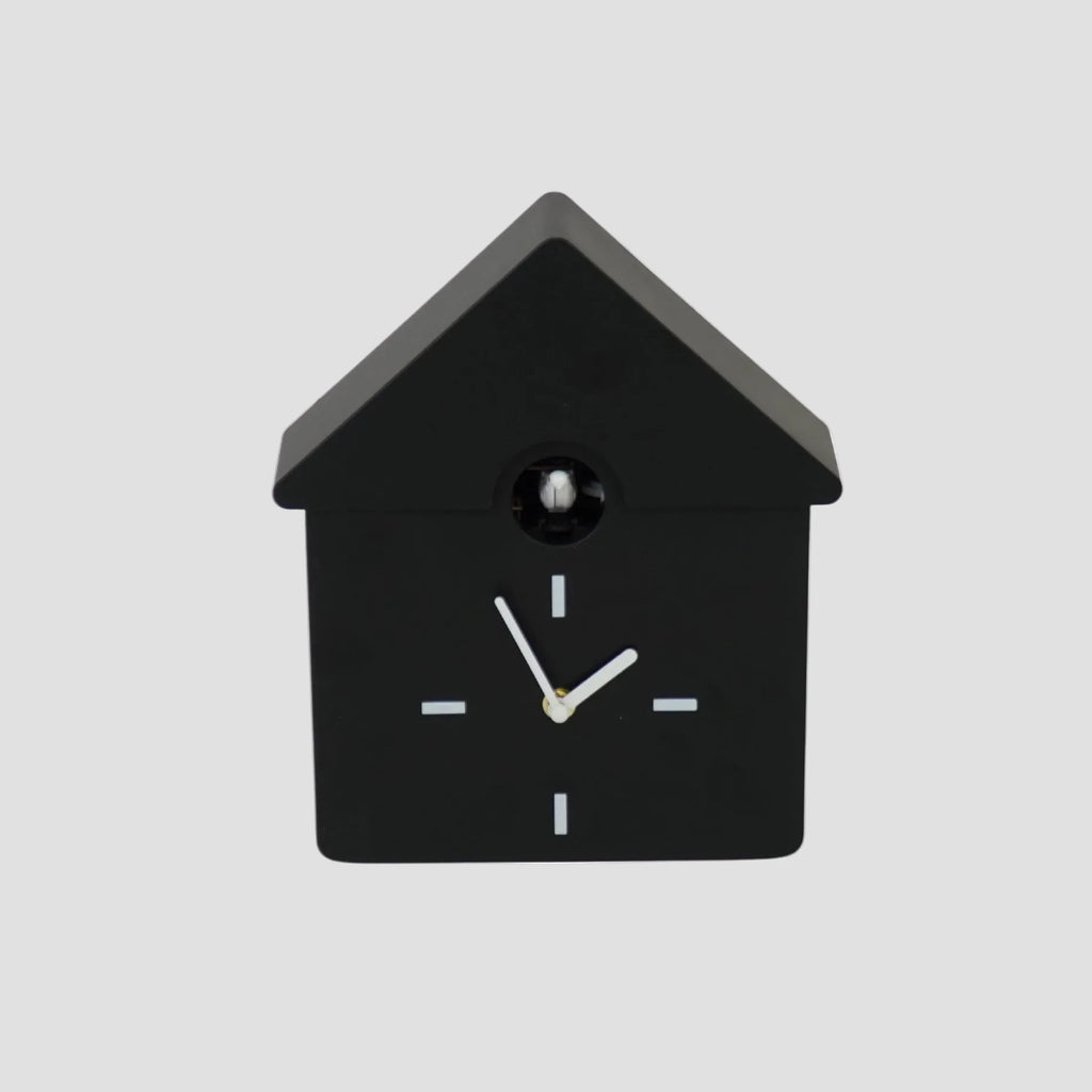 Uhr House Vitamin Kuckuck black