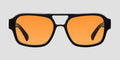 Sonnenbrille Meller Seba black orange
