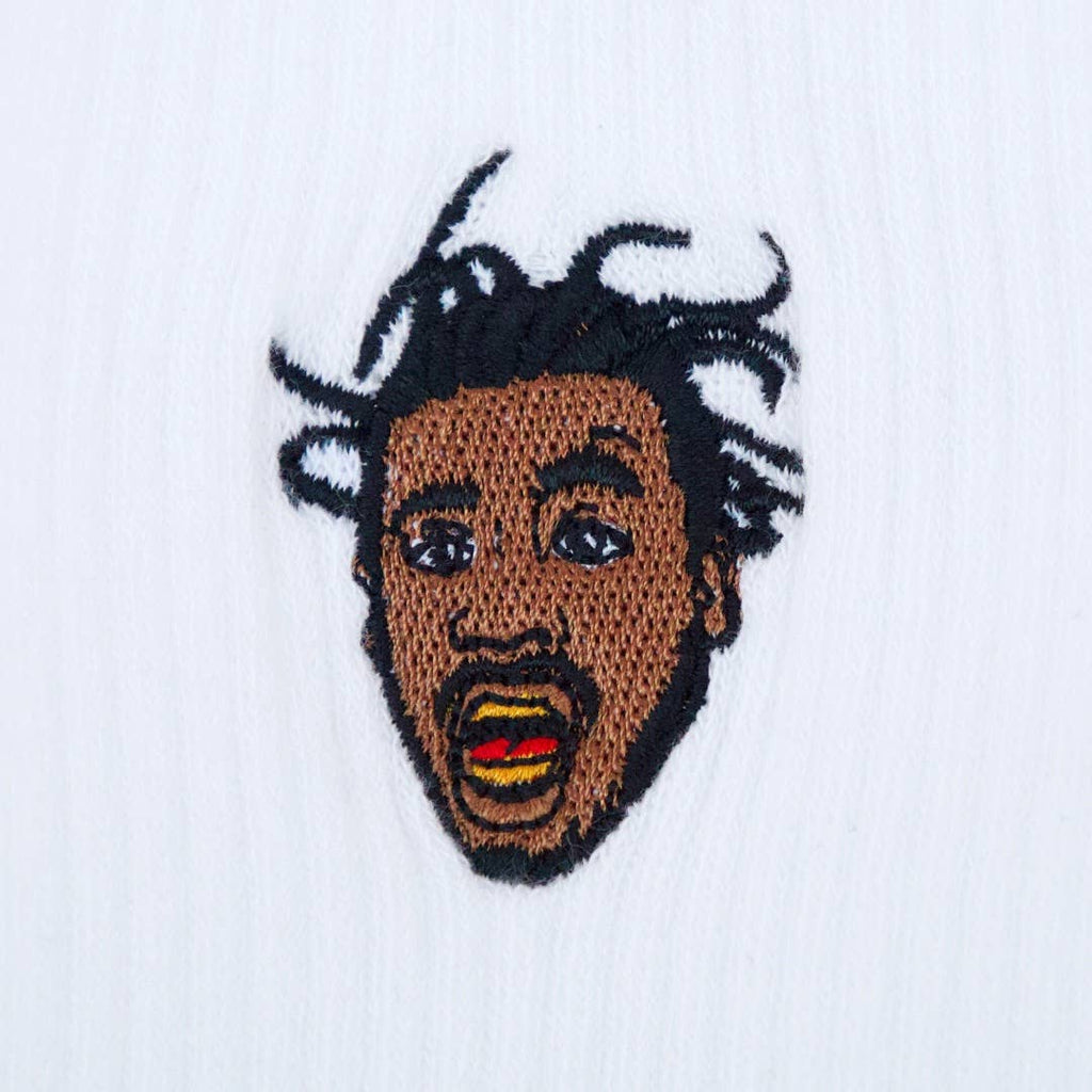 Socken Supa Dupa Goods Ol' Dirty Bastard white