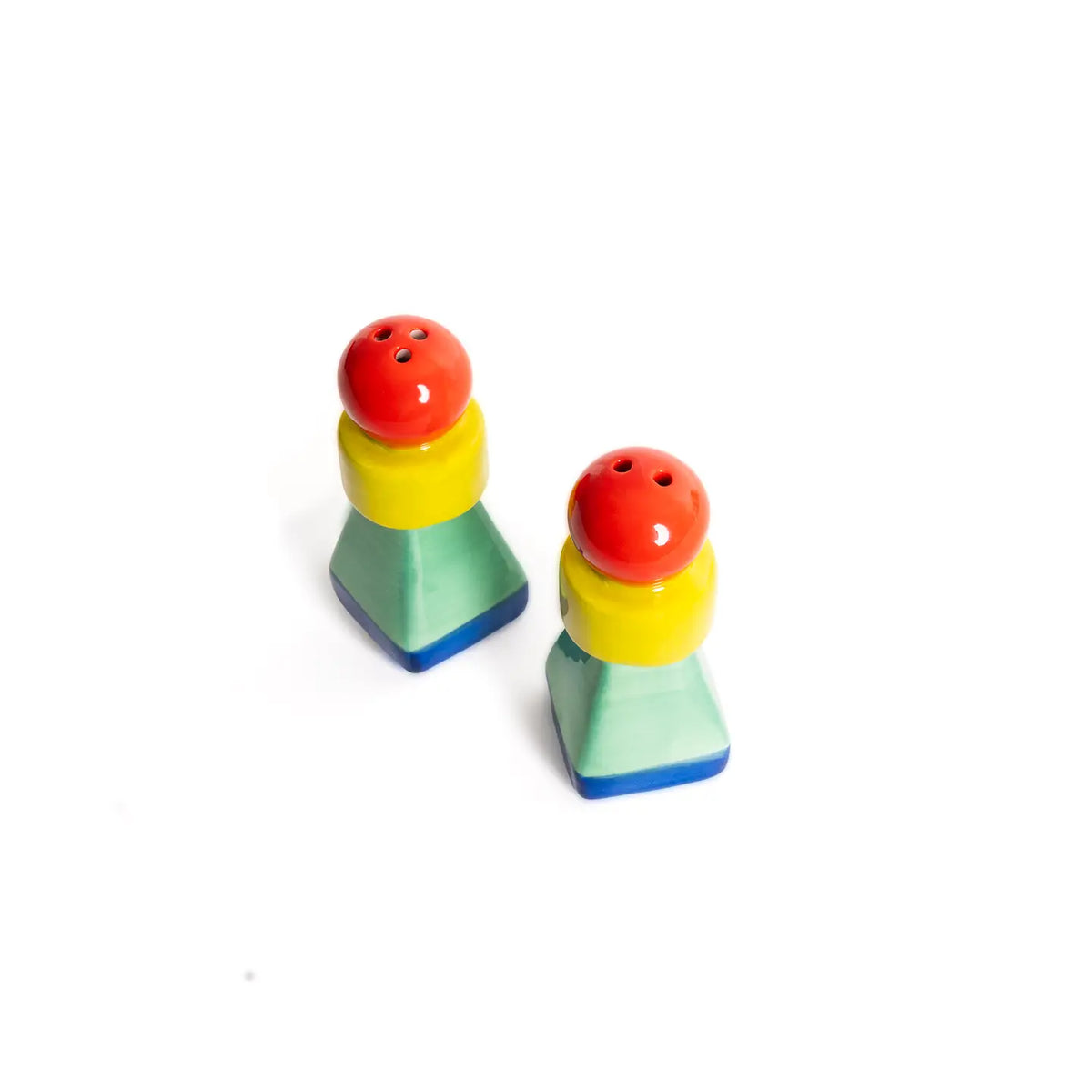 Salt & Pepper Shakers Helio Ferretti Bauhaus multicolor