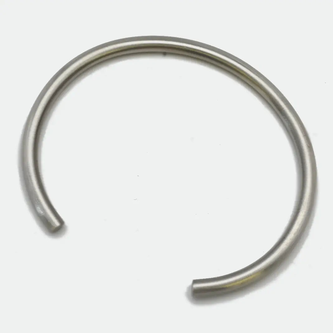 Bangle Curated Basics Slim Stainless Steel silver