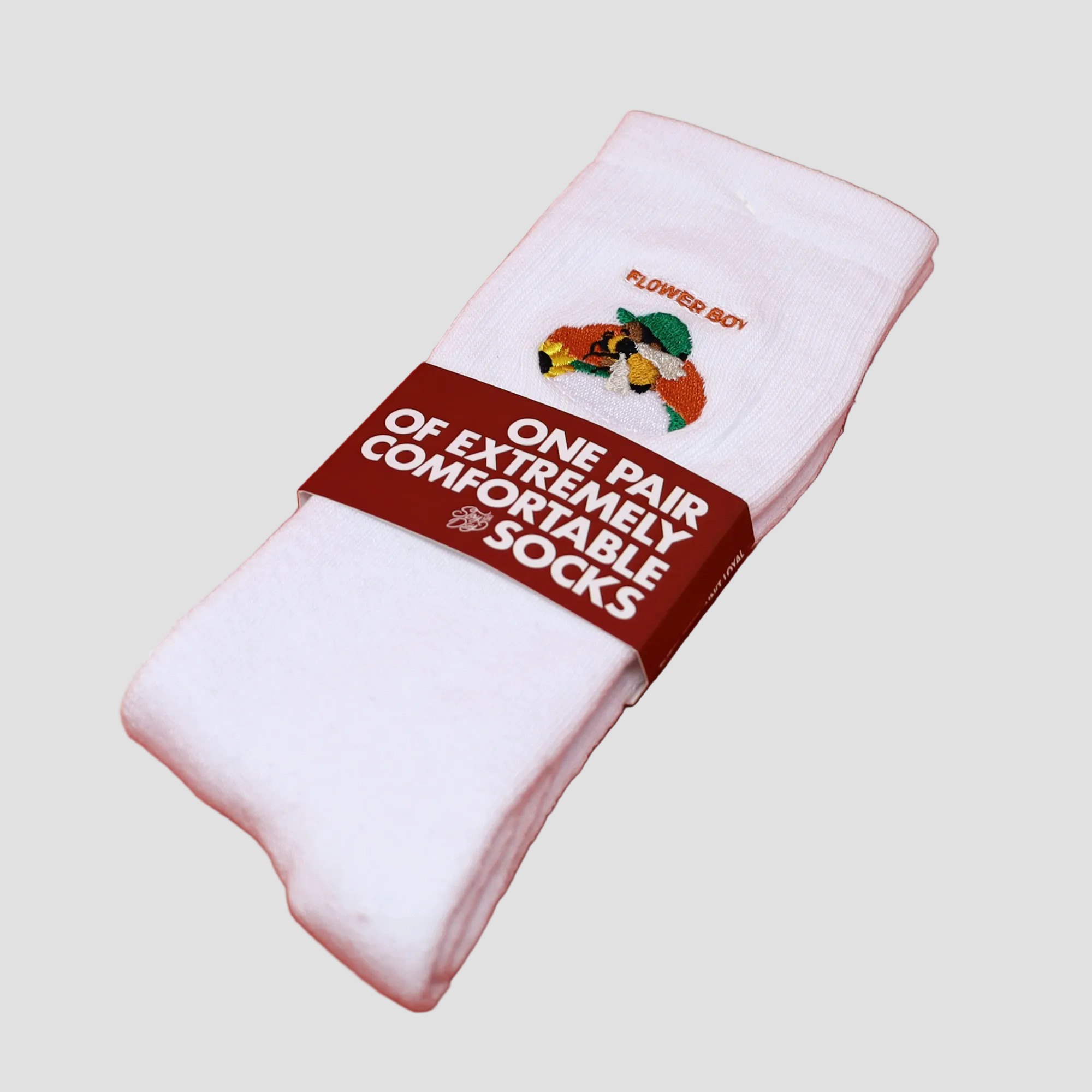 Socken Supa Dupa Goods Flower Boy white