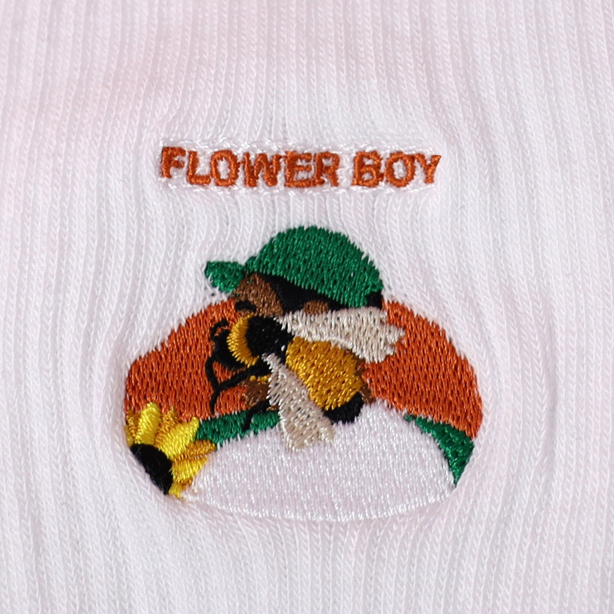 Socken Supa Dupa Goods Flower Boy white