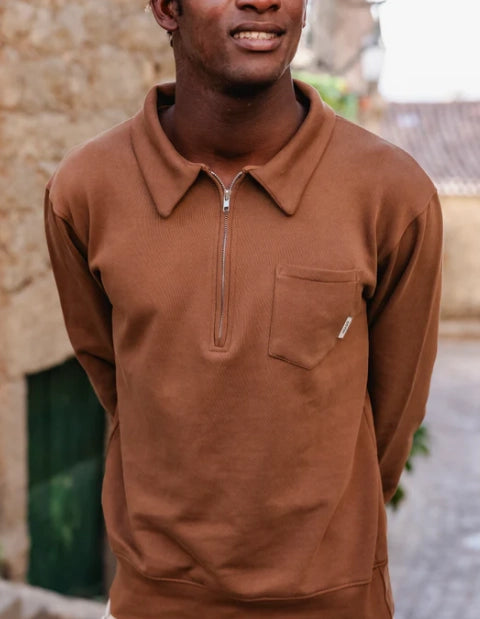 Half-Zip Imago Earth brown