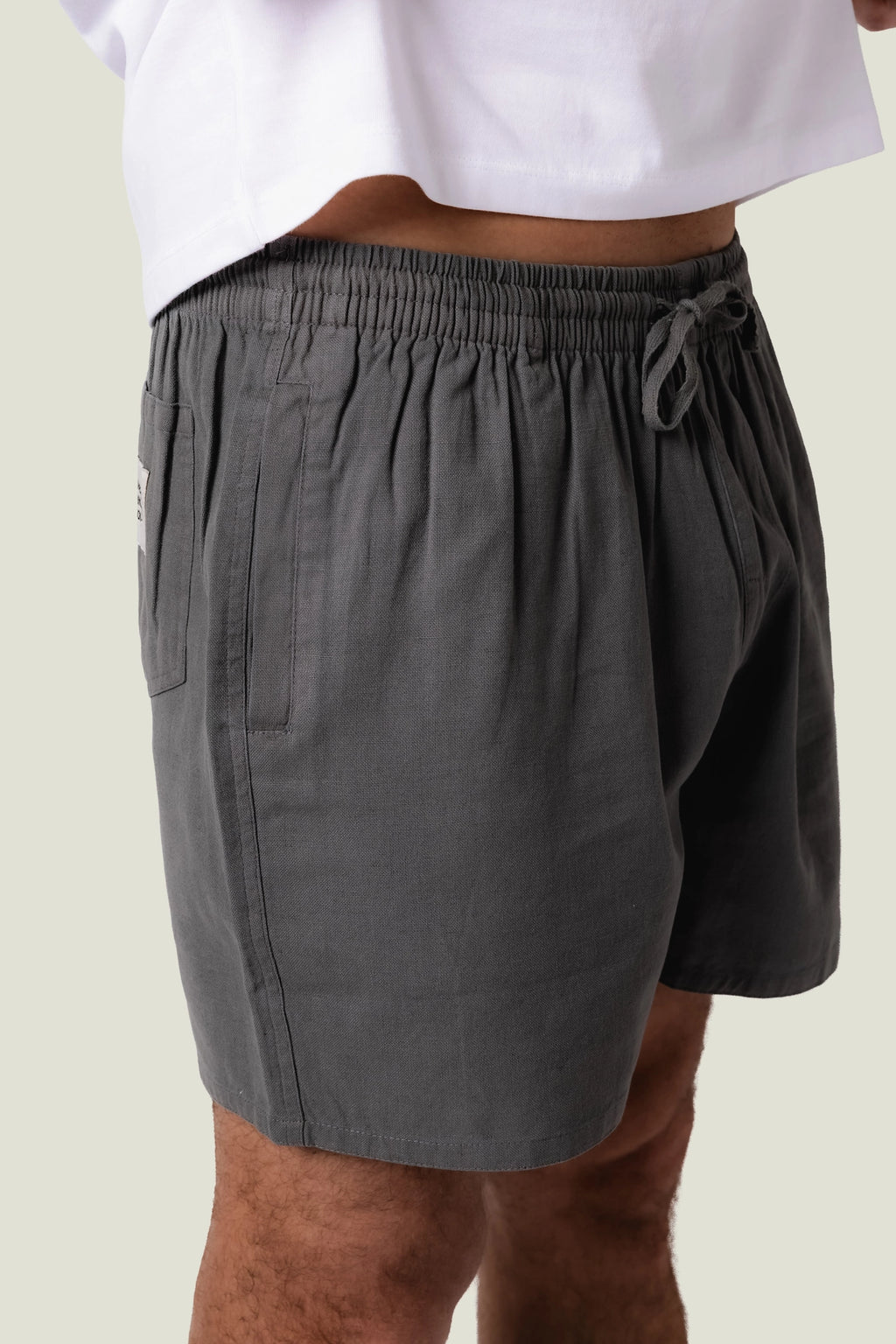 Short Imago Portugal Velvet charcoal