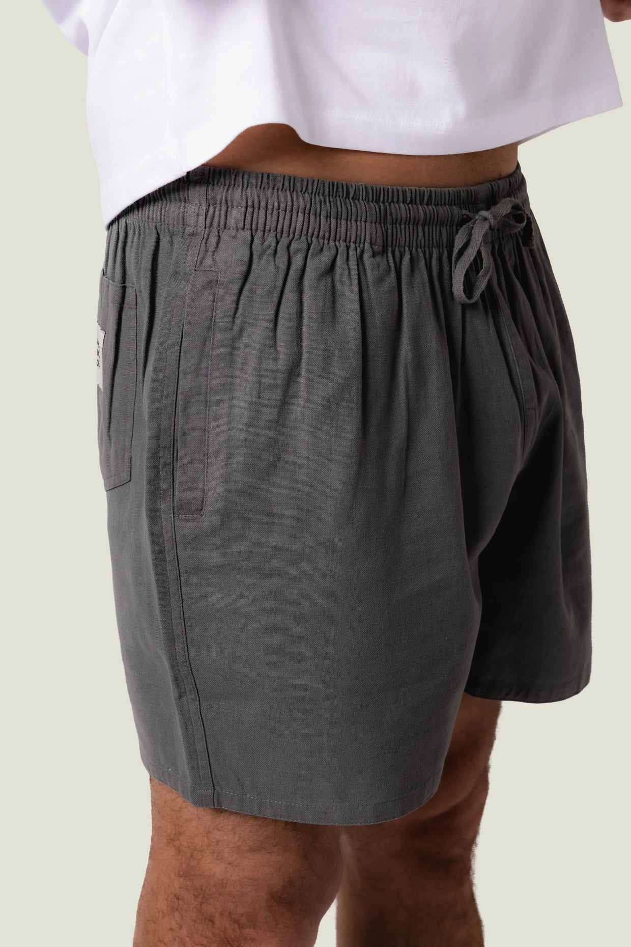 Short Imago Portugal Velvet charcoal