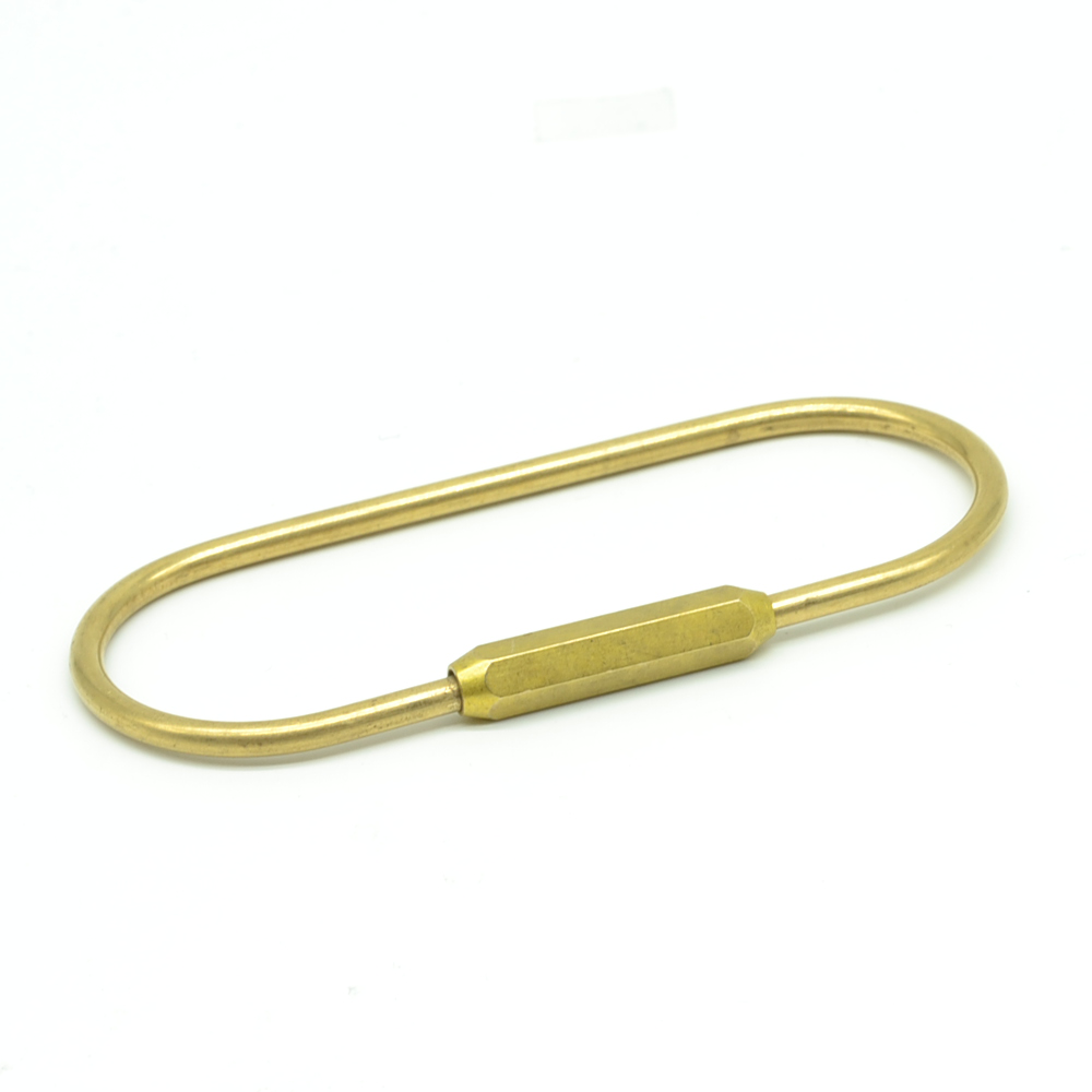 Keychain Curated Basics O-Shape Large silver
