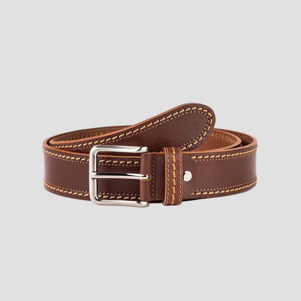 Gürtel Valtico Handstitched mocca