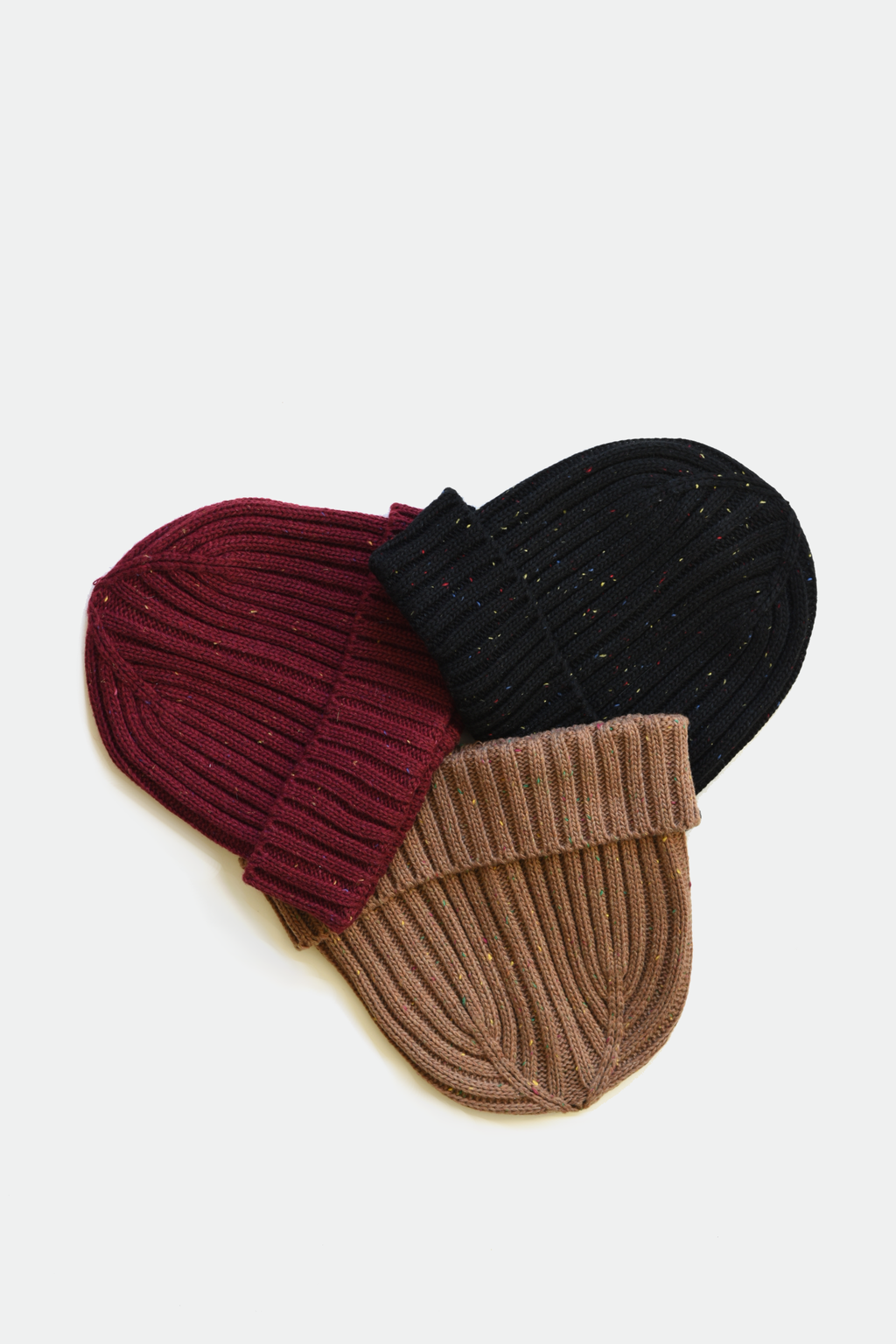 Mütze Curated Basics Wool burgundy