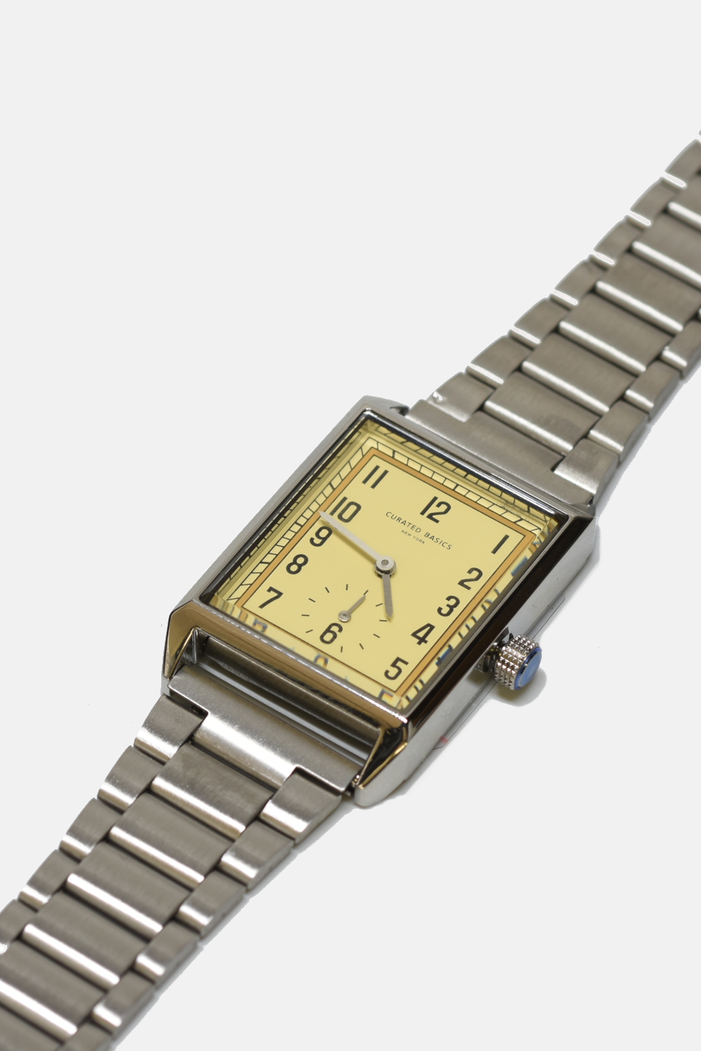 Uhr Curated Basics Square Leather black
