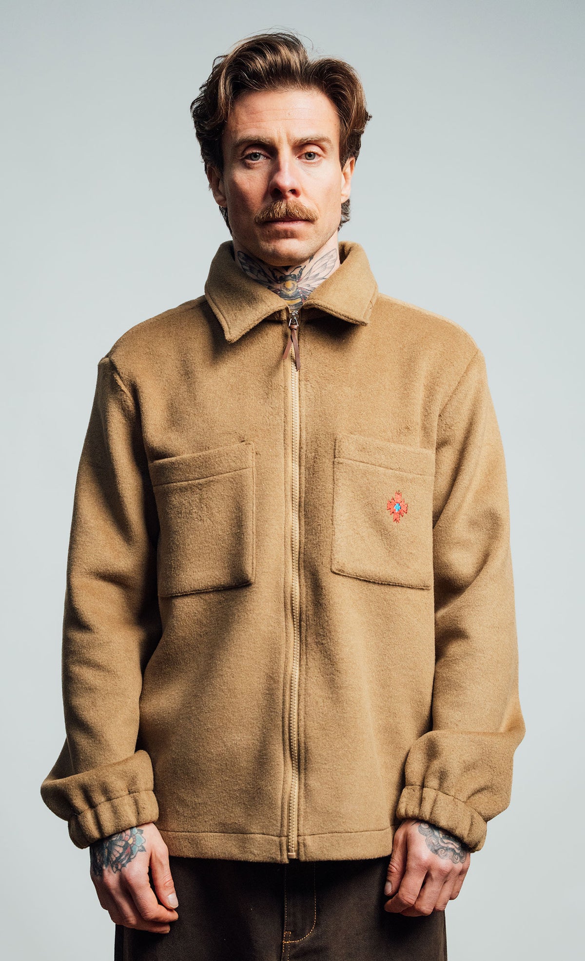 Jacke Wooden Stores Aidan khaki native
