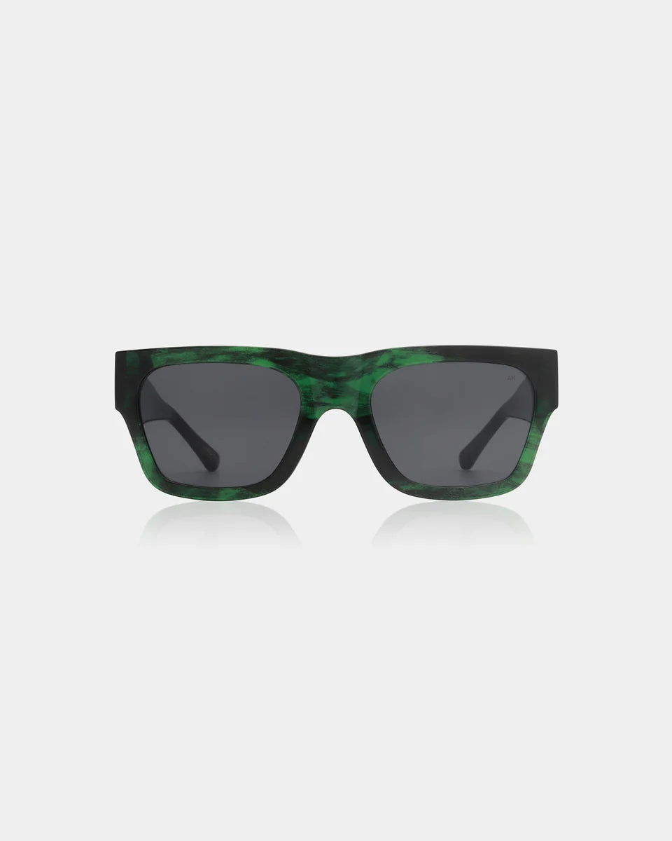 Sonnenbrille A. Kjærbede Agnes green marble transparent