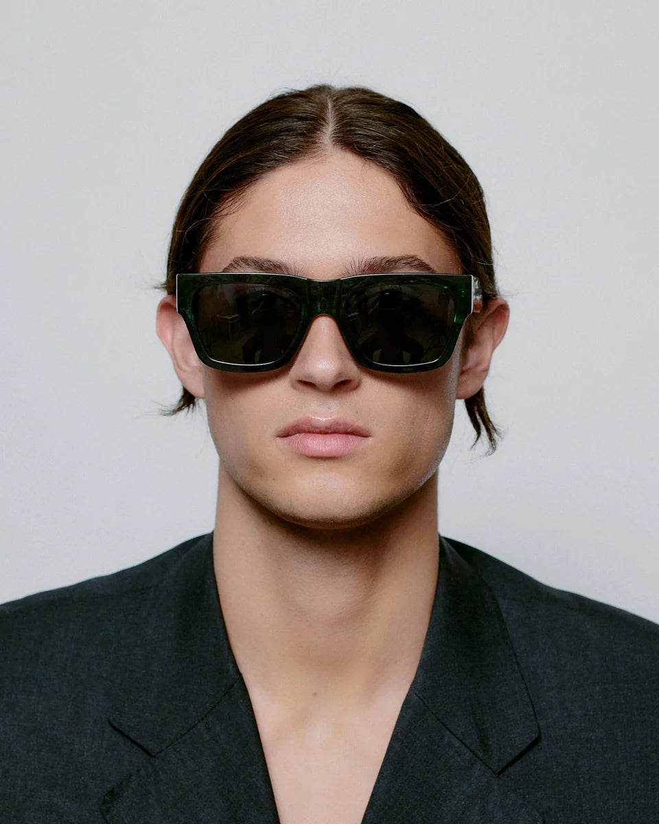 Sonnenbrille A. Kjærbede Agnes green marble transparent