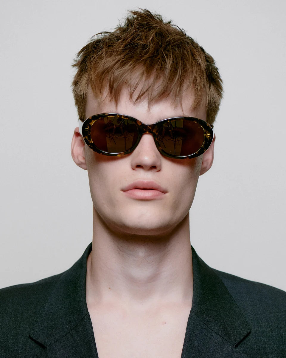 Sonnenbrille A. Kjærbede Anma black yellow tortoise
