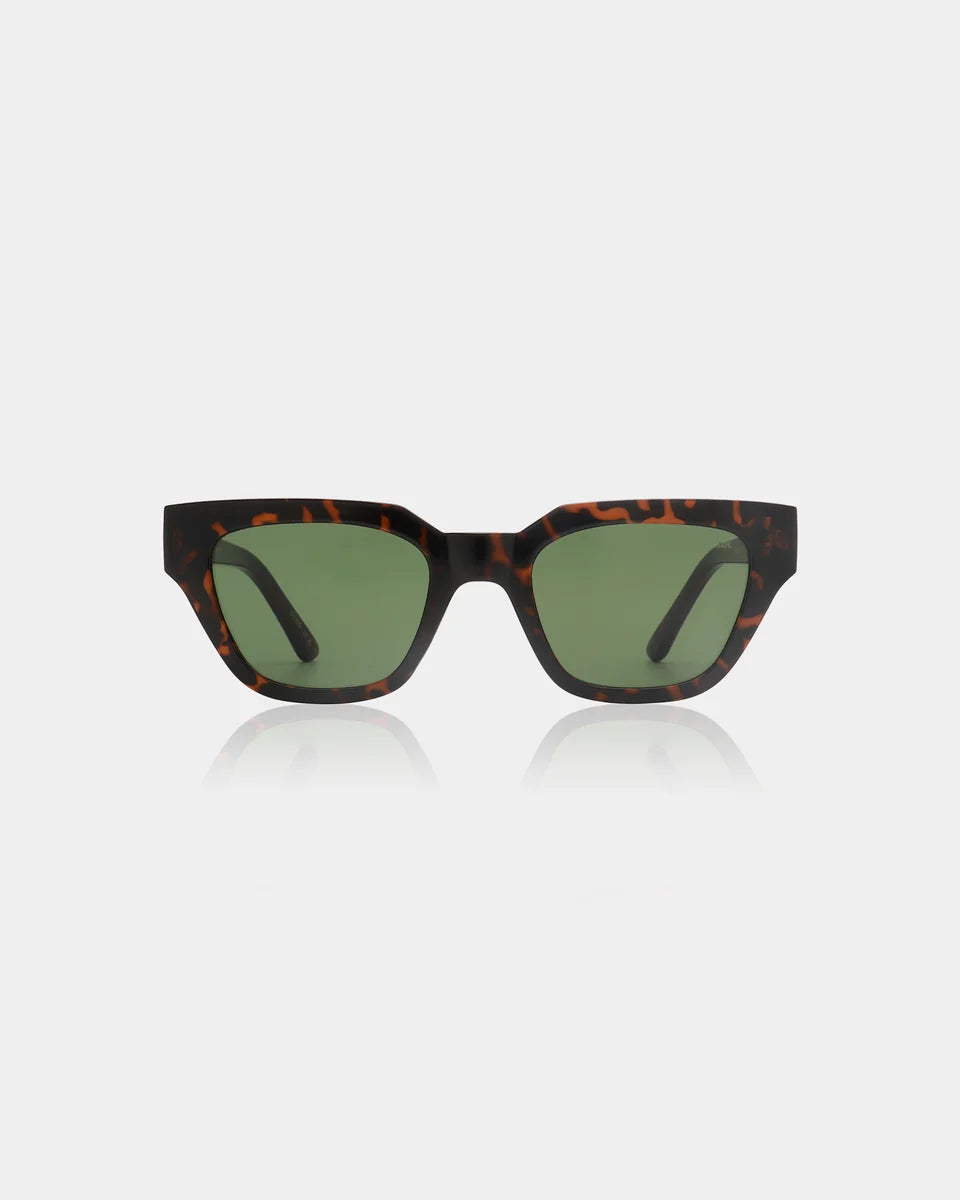 Sonnenbrille A. Kjærbede Kaws demi tortoise
