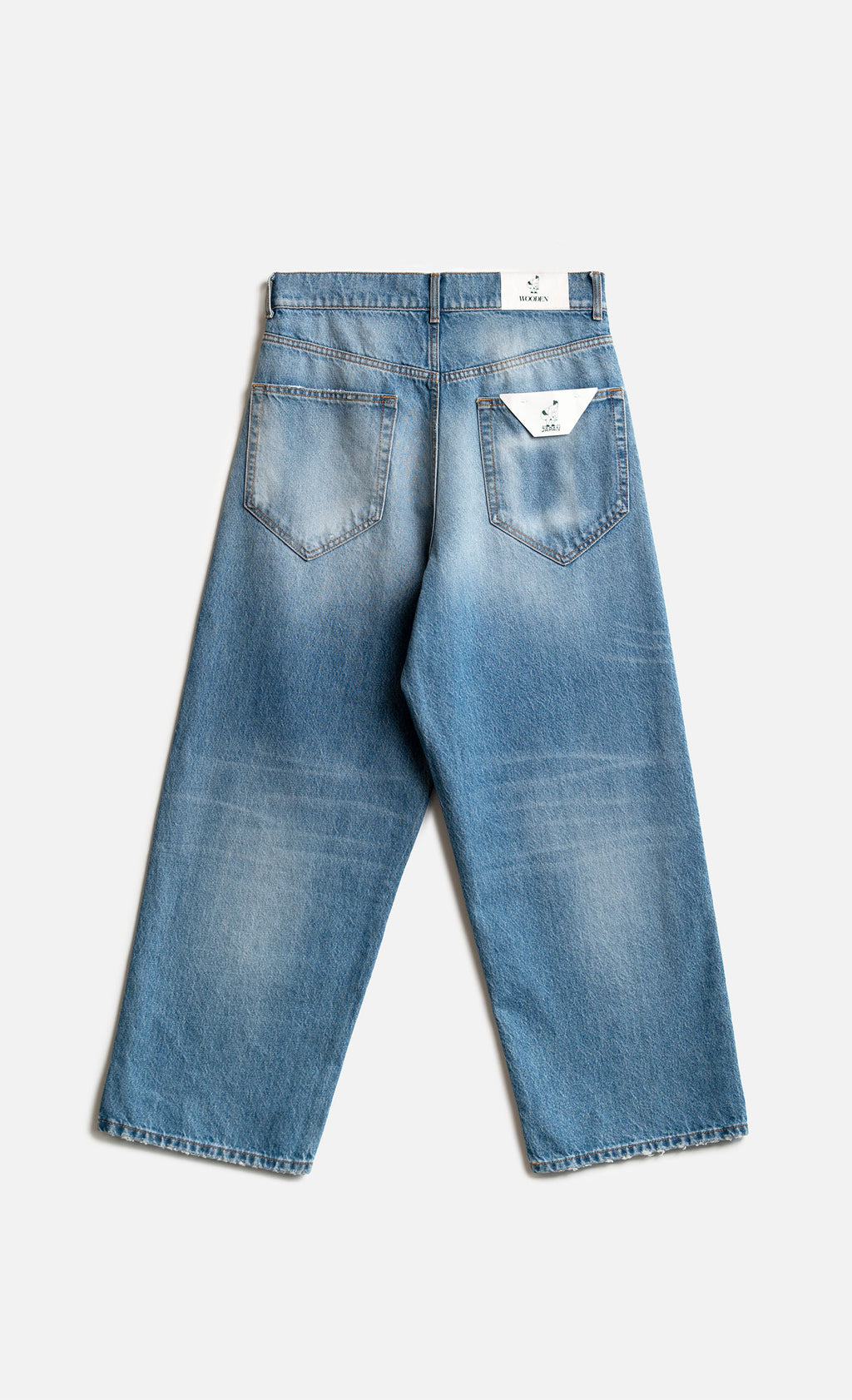 Jeans Woooden Big Big Japan sun bleach