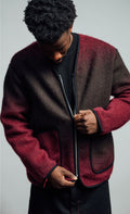 Cardigan Wooden Stores Cameron Zip sfumato nero