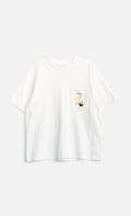 T-Shirt Wooden Stores Crop Woman Bianco