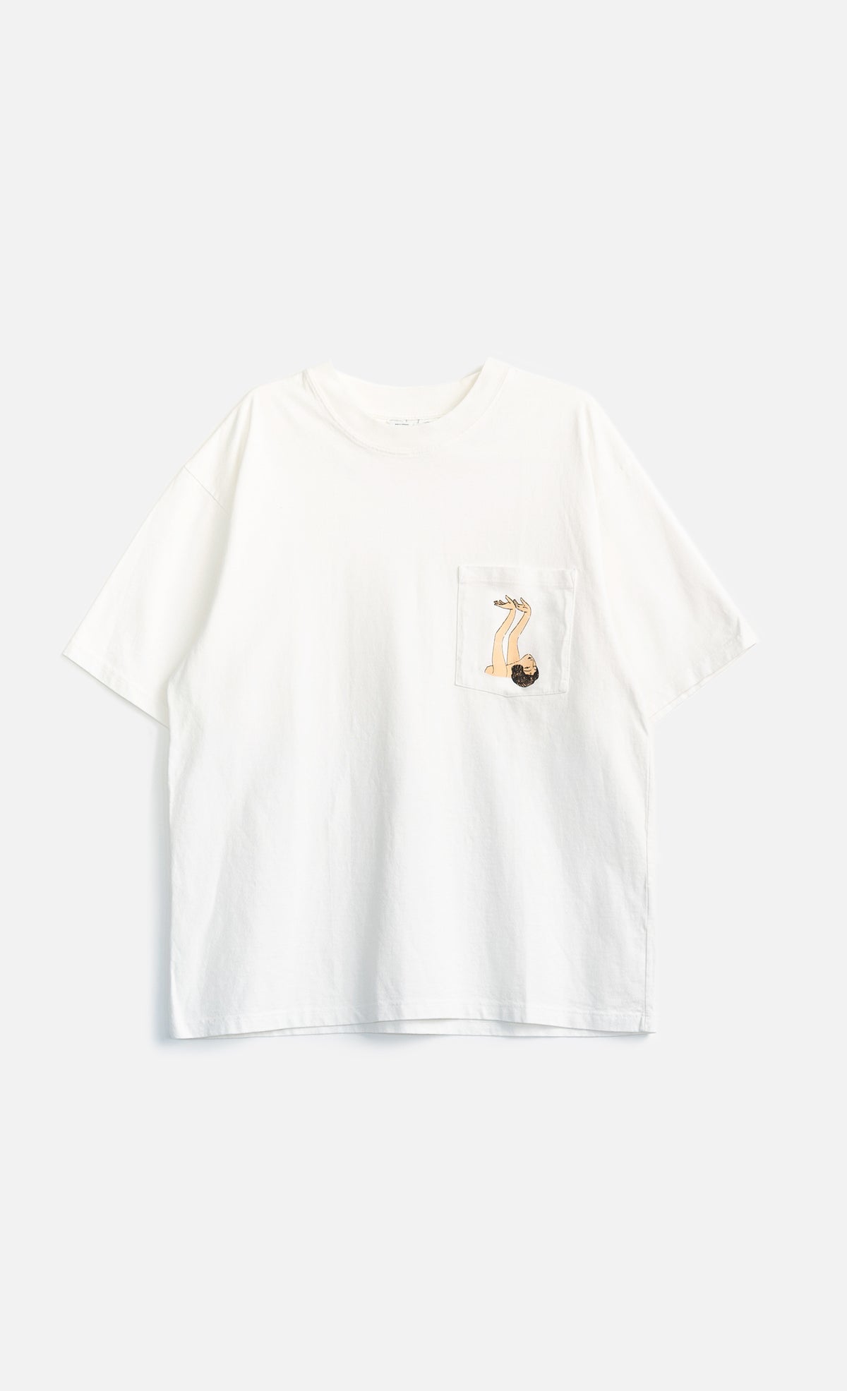 T-Shirt Wooden Stores Crop Woman Bianco