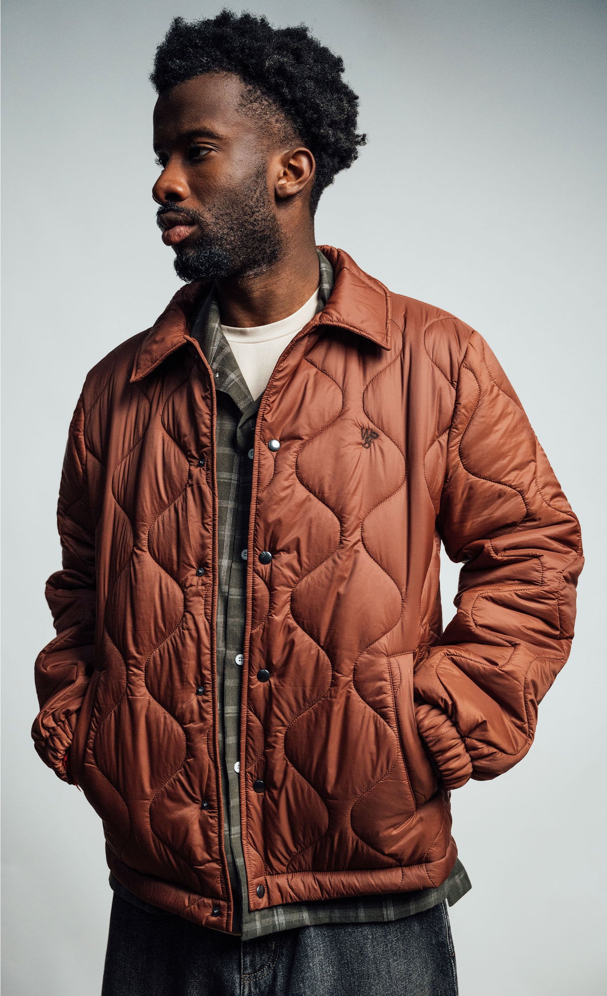 Jacke Wooden Stores Leeds caramel
