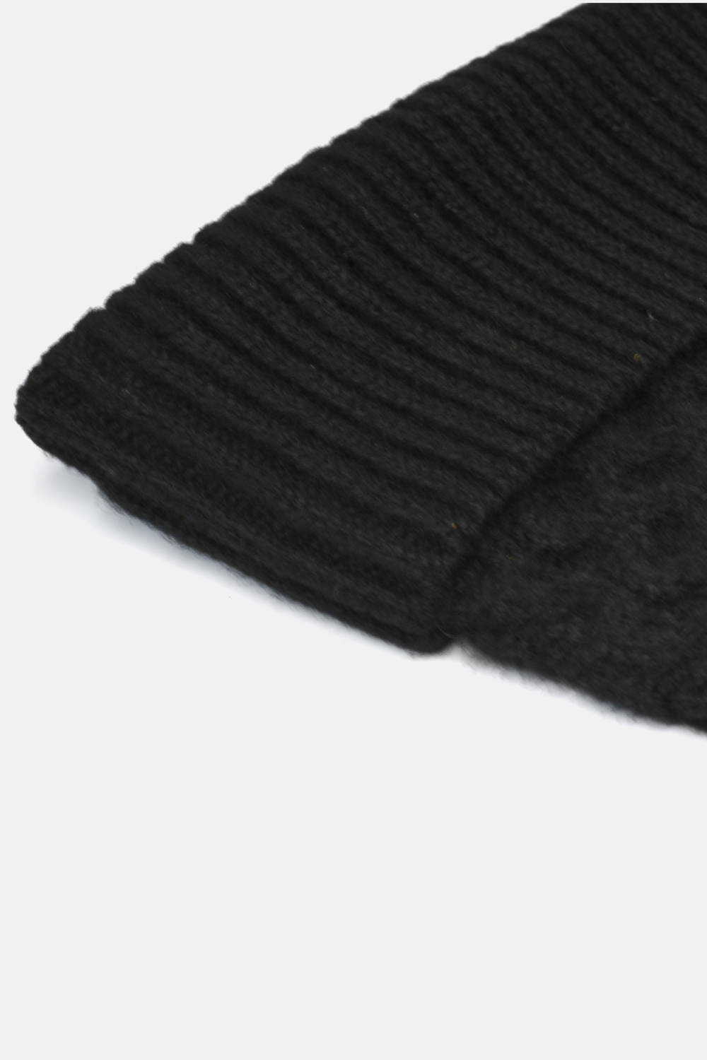 Mütze Curated Basics Knitted Wool black