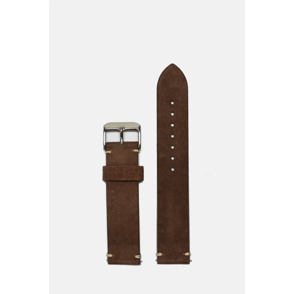 Uhr Curated Basics Classic Square brown suede