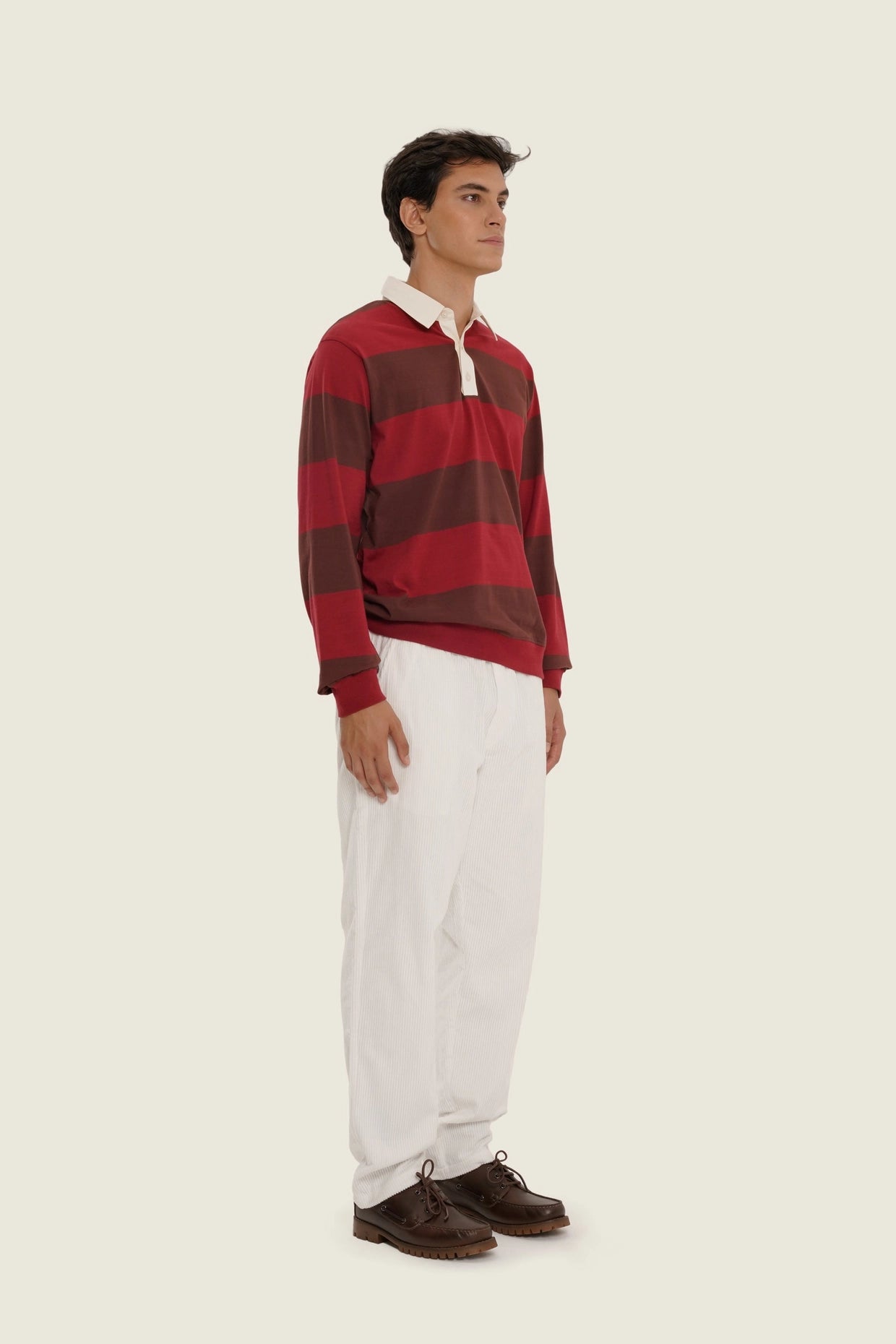 Poloshirt Imago Portugal Stripe red
