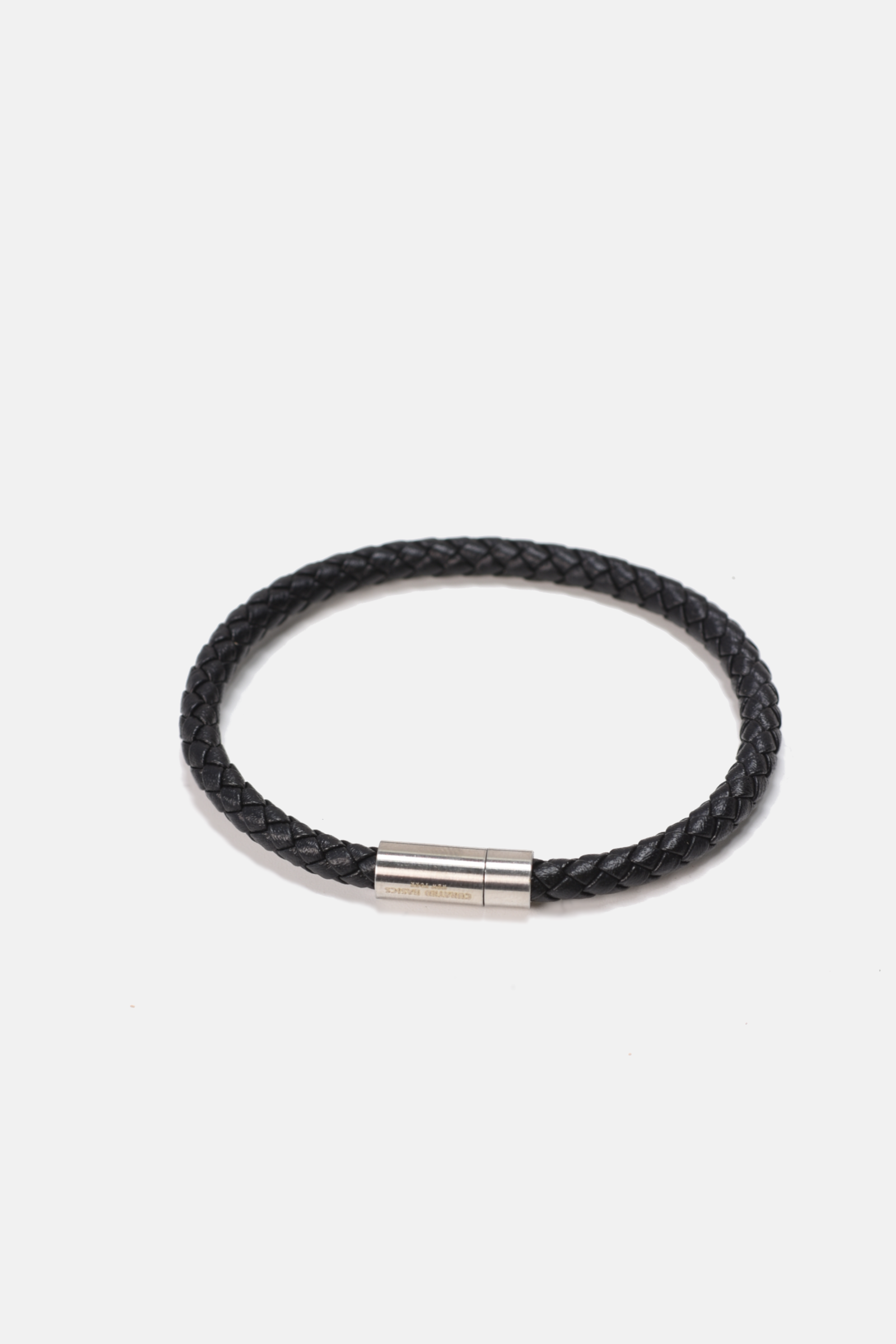 Armband Curated Basics Woven Leather black