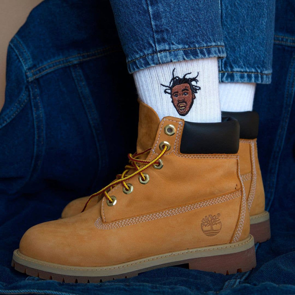 Socken Supa Dupa Goods Ol' Dirty Bastard white
