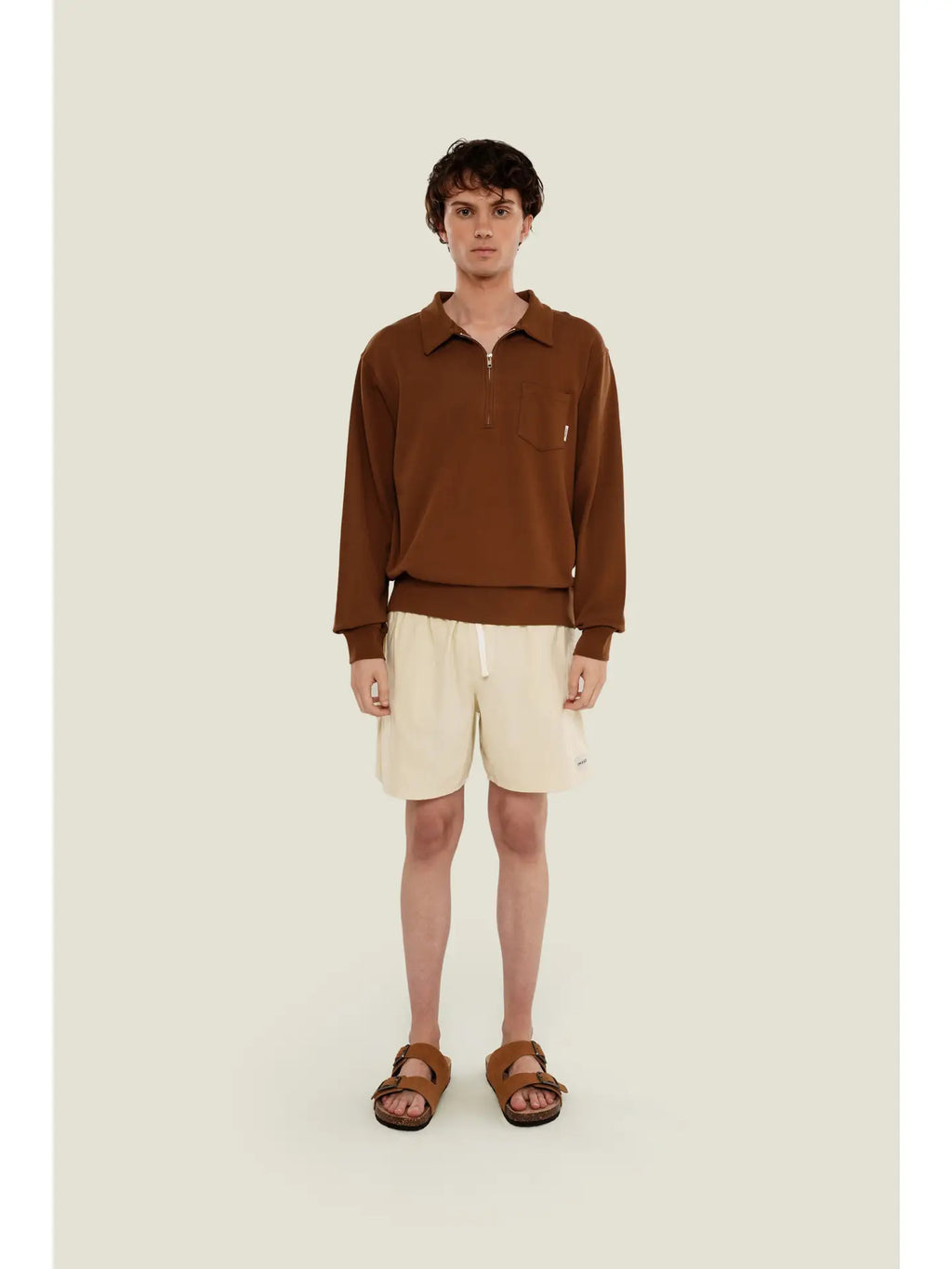 Half-Zip Imago Earth brown