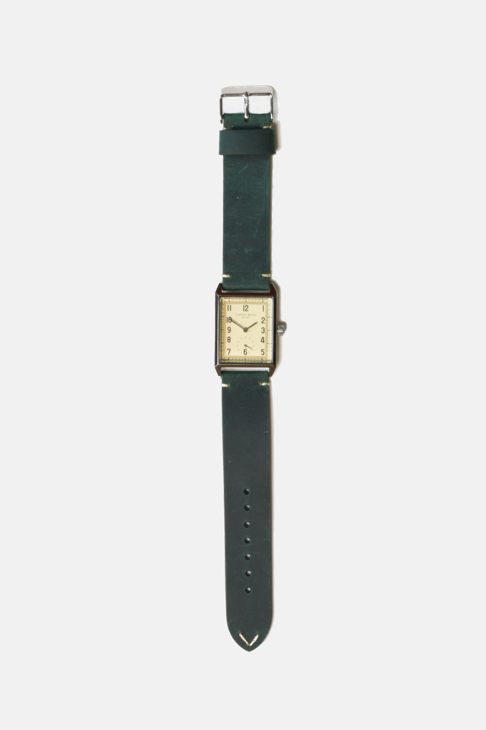 Uhr Curated Basics Square Leather black