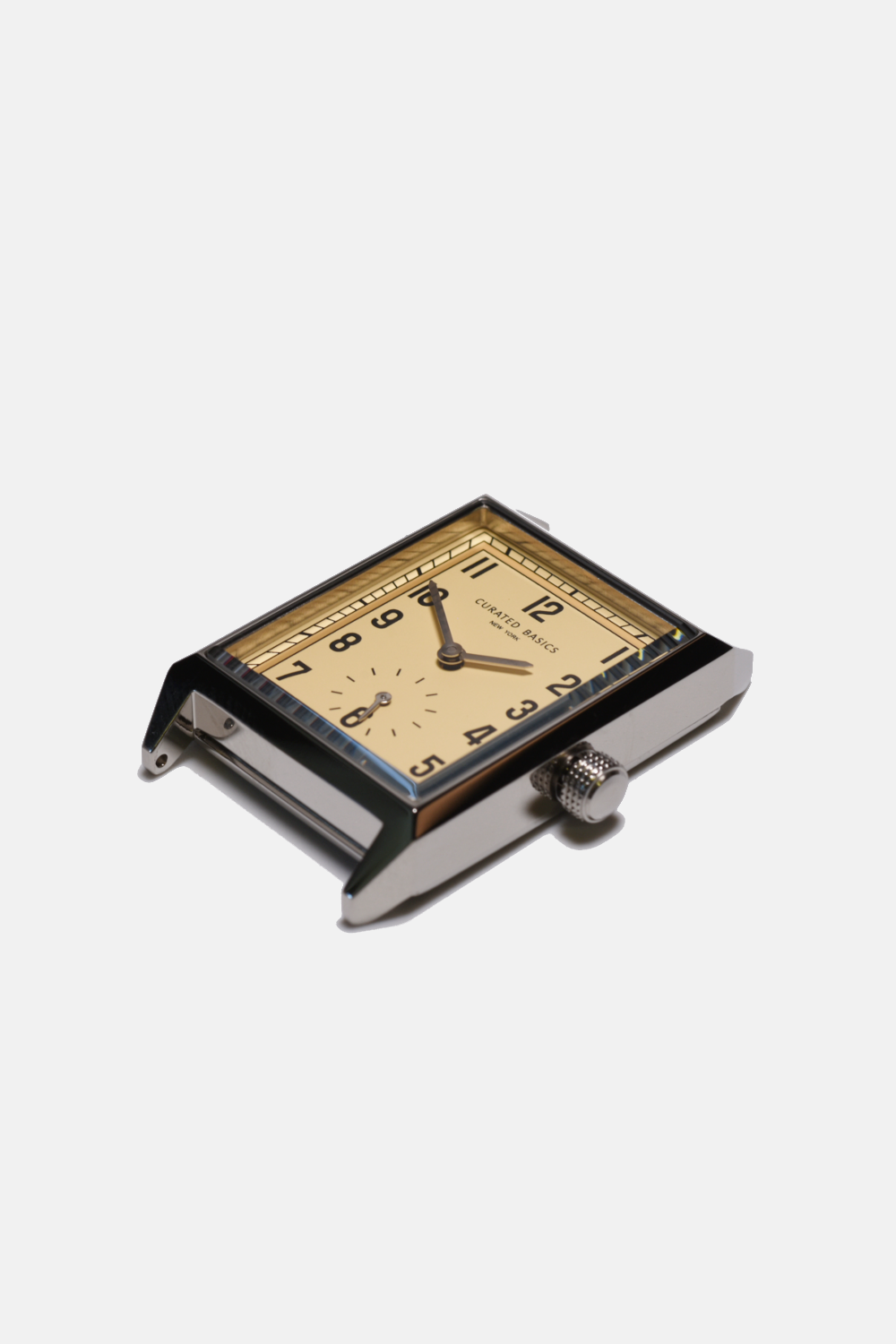 Uhr Curated Basics Square Leather black