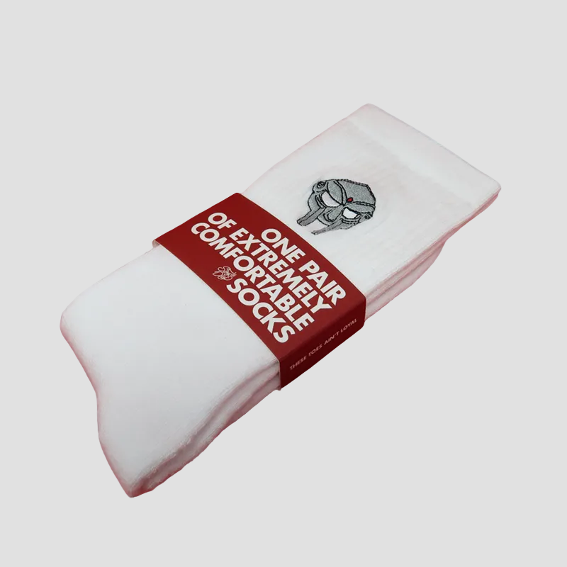 Socken Supa Dupa Goods MF Doom white