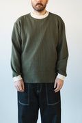 Longsleeve Wooden Stores Steven Waffle army green