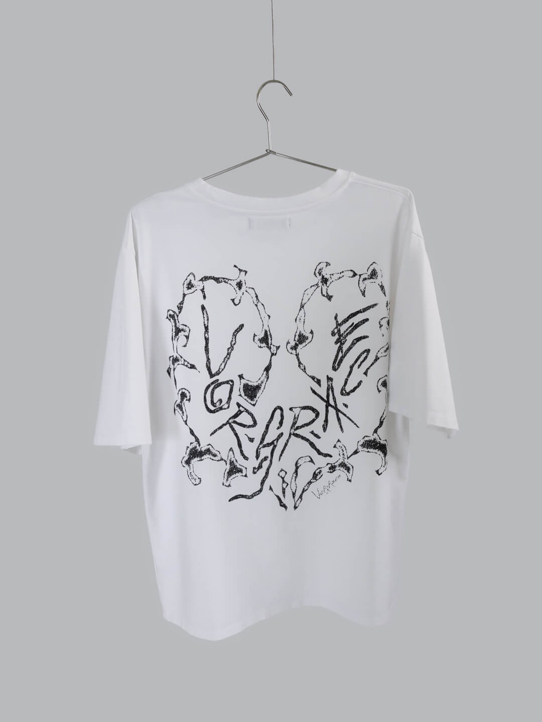 T-Shirt Vorgrace Heart Bones white