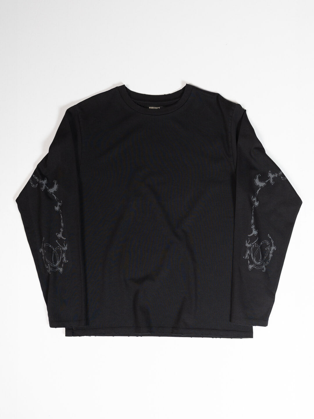 Longsleeve Vorgrace Heart Bones white